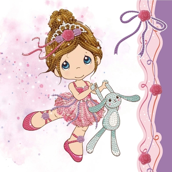 Diamond Art Painting Precious Moments Ballerina Diamond Dotz kit NWT/NIB - Picture 1 of 10